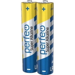 Батарейка Perfeo Super Alkaline AAA LR03/2SH пленка (ЦЕНА ЗА 2ШТ)