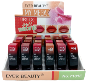Помада для губ, матовая "Ever Beauty" 24шт (ЦЕНА ЗА 1ШТ), микс