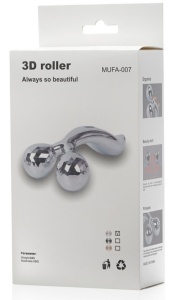 Массажер роллер для лица 3D 18*10*5см, в кор.