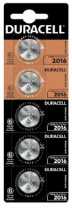 Батарейка " Duracell Lithium " CR2016 литиевая, (ЦЕНА ЗА 5ШТ) блистер