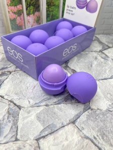 Бальзам для губ EOS, виноград, 15гр, 8шт в уп., (цена за 1шт)