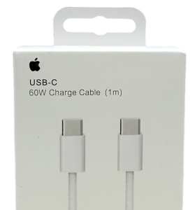 Кабель USB Foxconn Type-C to Type-C, 1м orig 100% (iP15) (белый) в кор.