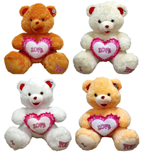 Мишка мягк. с сердцем "I Love you", 95см, микс