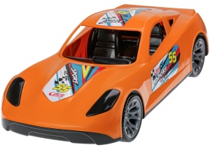 Машина Turbo "V-MAX" оранжевая 40см, пластик