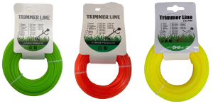 Леска для триммера, TRIMMER LINE 4,0mm x 15m, микс