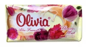 Мыло туалетное 90гр, 6шт (ЦЕНА ЗА 6ШТ) ALVIERO Olivia Allee Francais
