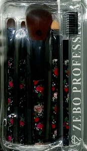 Набор кисточек для макияжа 19*10см, блистер