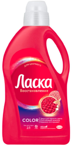 Гель для стирки "Ласка" 2л., Восстановление для цветного 