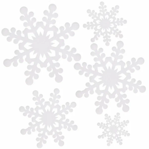 яяя Новогоднее украшение "Снежинки" (6шт, d=20см) 23,5*21,5*3см, в пакете