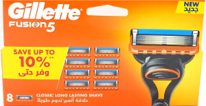 Сменные кассеты для бритья ОРИГ. 8шт (лезвия) Gillette Fusion 5, в кор.