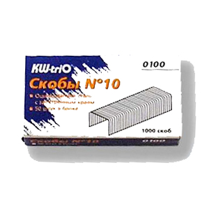 Скобы №10 KW-trio оцинкованные, до 20л, 1000шт