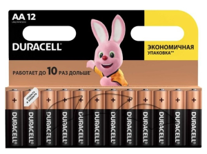 Батарейка "Duracell" 12шт (ЦЕНА ЗА 12ШТ) Basic LR6 AA BL12 Alkaline 1.5V BE 006546