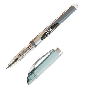 Ручка шариковая Flair Writo-Meter черная (ЦЕНА ЗА 12ШТ), 0,6мм, 10км продолжительность линии 