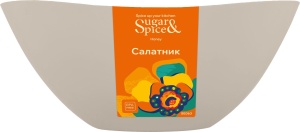 Салатник Sugar&Spice Honey 1,3л, 17*8см, цв. латте