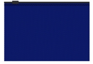 Папка на молнии "Erich Krause" МАЛЫЙ ФОРМАТ C6 Zip Diamond Total Blue синяя