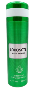 Дезодорант - спрей "Locoscte" 200мл, муж., 12шт в уп (цена за 1шт)