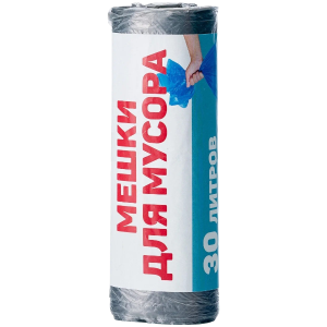 Пакеты для мусора каждый дом в рулоне 30л 30шт 5мкм
