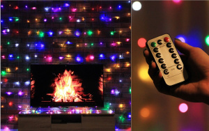 Гирлянда 3х3м разноцветн. 600LED + пульт