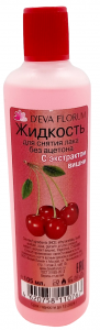 Жидкость для снятия лака 105мл "D`EVA FLORUM" без ацетона, экстракт. вишни