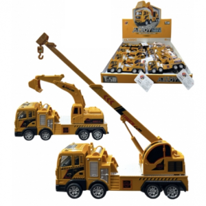 Машина мет. 17*4см, 8шт (ЦЕНА ЗА 1ШТ), "TRUCK" Строительная техника, микс