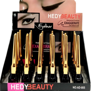 Подводка для глаз "HEDY BEAUTY" / 24шт (цена за 1шт) черная
