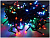яяя Гирлянда уличная 20м,200LED разноцветн., черный провод, в кор.