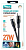 Кабель Type-C - Lightning FaizFull FR108 , 27Вт, силикон, 1м (черный) в кор.