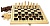 Шахматы+шашки+нарды 39*19*3см двухстор. деревянные, термоусадочная пленка