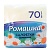 Салфетки бумажные 1-сл 22*22см" Ромашка " белые, 70шт, 100% целлюлоза