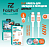 Кабель Type-C - Type-C FaizFull FR114, 60Вт, TPU, 2м (белый) в кор.