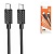 Кабель сетевой Type-C - Type-C "Hoco" X88 Gratified черный, круглый, 1м, 3,0А, QC3.0, PD3.0, 60W,