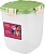 Контейнер для продуктов Sugar&Spice 0,9л, 12*12*13см, Barberry герметичный, высокий, цв. фисташка