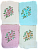 Полотенце Цветочки, махр. 90*40см, микс