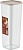 Банка для сыпучих продуктов Sugar&Spice Vanilla 1,9л 10*10*26см квадратная, с гибкой крышкой латте