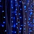 Гирлянда дождик 2х2м синяя 240LED