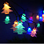 яяя Гирлянда Елочки, 3,5м, d=3см, 40LED, разноцв. белый провод