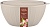 Салатник Sugar&Spice Vanilla с крышкой 1,7л, 19*18*10см, цв. латте