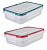 Контейнер Экстра Лок S 0,5л BRIGHT, 15*11*4см, микс