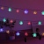 яяя Гирлянда Снежинка 3,5м, 40LED, d=3см, разноцветн., белый провод