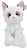 Котик с бантиком 25см