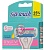 Сменные кассеты для бритья 5шт., 3лезвия, Carelax Silk Touch Sensitive, в кор.