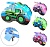 Копилка металлическая Tractor 13*9*5см замок, два ключа