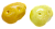 Картошка искусственная, декор, 9см, микс 