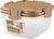 Контейнер для продуктов Sugar&Spice Wood 12*7см, герметичный 0,35л квадратный