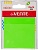 Бумага для заметок с клеевым краем 76*76мм 50л, неон салатовый, пласт. полупрозрачн. "deVente" пакет