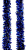 Мишура (9см*1,7м), синяя, (ЦЕНА ЗА 10ШТ)