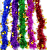 яяя Мишура полумесяц со звездой, d=8,5 / 2м (ЦЕНА ЗА 10ШТ) микс