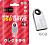 Флеш-накопитель USB 2.0 16GB Hoco UD9 Insightful Smart Mini Metal (серебро) блистер