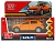 Машина металл KIA RIO X длина 12 см, открыв. двери, багаж, инерц, оранжевый, Технопарк. в кор. 