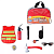 Игровой набор пожарного "Fire rescue" 30*23см:жилет,значок,очки,рация,фонарик,свисток,топор,огнетуш.